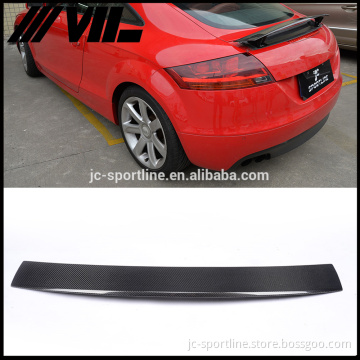 Carbon Fiber Rear Spoiler Trunk Wing for Audi TT TTS Base Convertible 2-Door
